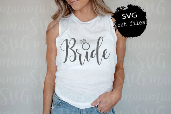 Bride SVG Graphics for T-Shirt Designs & Editorial Use