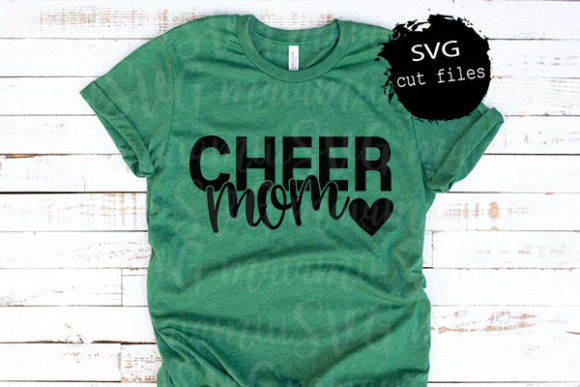 Cheer Mom SVG Graphics for T-Shirt Designs