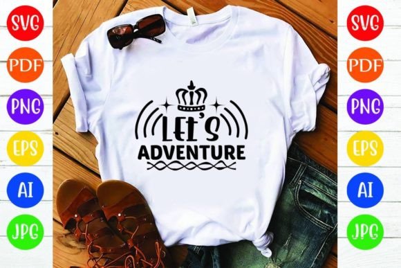 Let’s Adventure: Boho Graphics & T-Shirt Designs