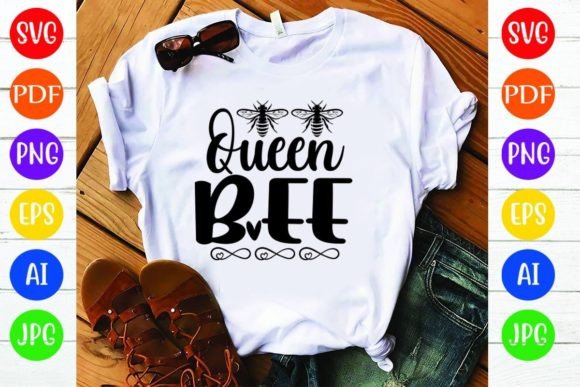 Queen Bee: Graphics & T-Shirt Designs