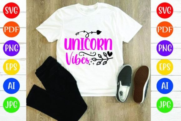 Unicorn Vibes: Graphics & T-Shirt Designs for Handmade Creators